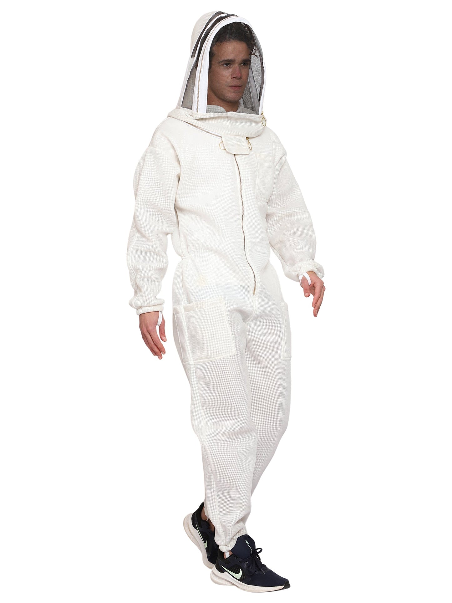 Beeattire Airmesh Bee Suit with Easy Access Veil - Ventilated Bee Suit For Men