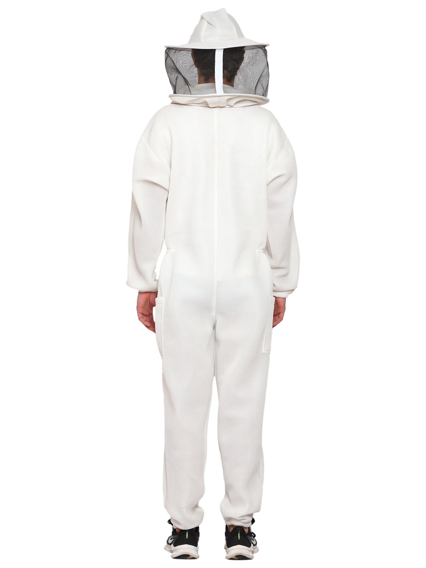 Beeattire Airmesh Ventilated beekeeping Suit White Color with Round Hood For Men