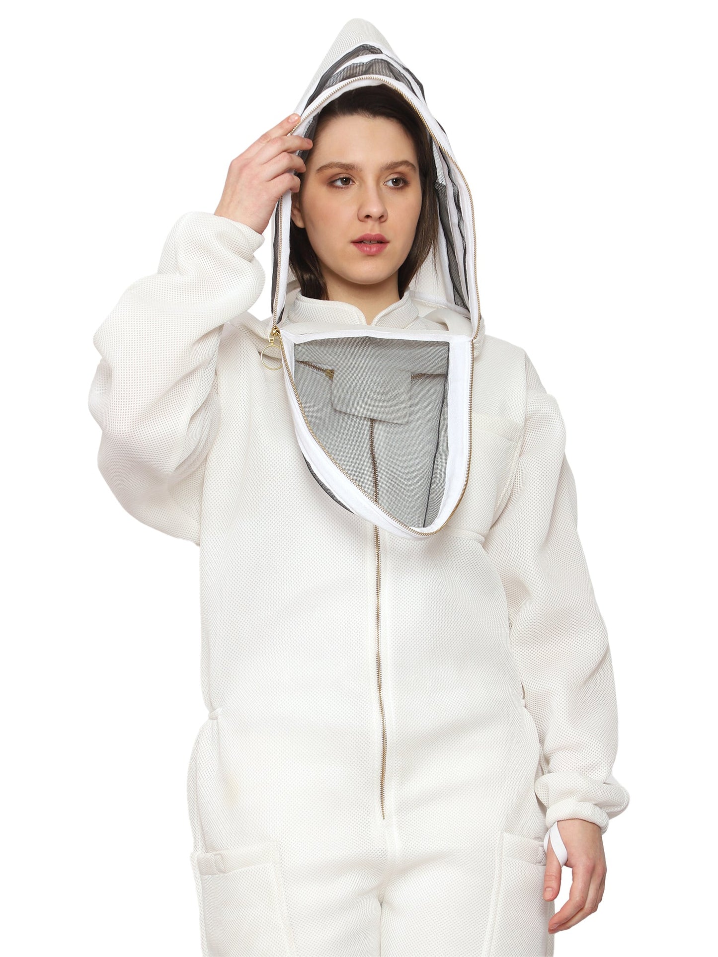 Beeattire Airmesh Bee Suit with Easy Access Veil - Ventilated Bee Suit For Women